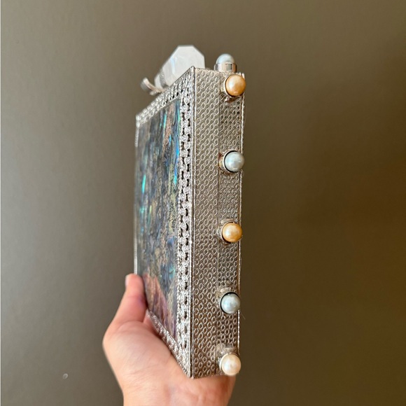 Iridescent Abalone Shell Clutch